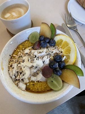 Golden Milk Porridge  at Plant Base in Berlin