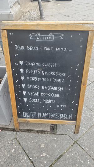 Feed belly and mind 😀 at Plant Base in Berlin