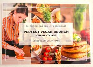 Posters in the restaurant at Plant Base in Berlin