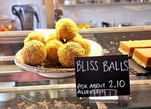 Bliss balls at Plant Base in Berlin