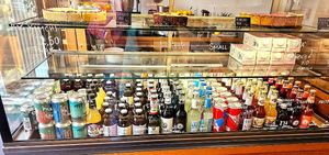 A lot of drinks at Plant Base in Berlin