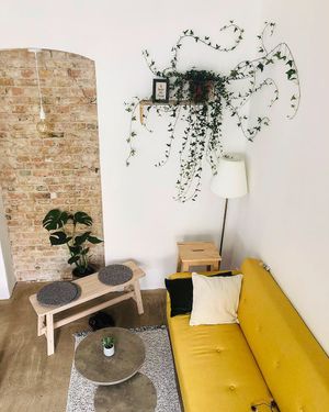 Cosy nook at Plant Base in Berlin