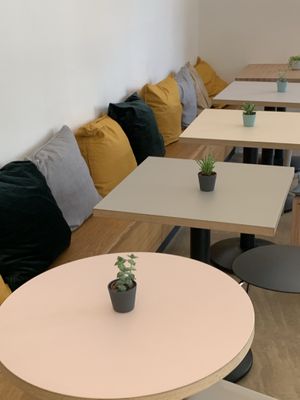Seating at Plant Base in Berlin