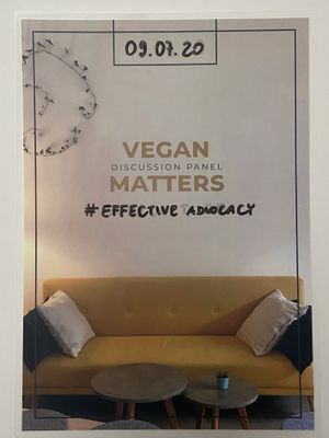 Vegan discussion panel  at Plant Base in Berlin