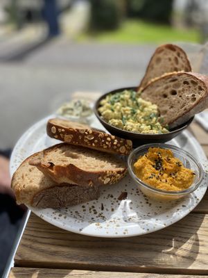 Scrambled Tofu at Plant Base in Berlin