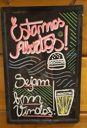 Placa de boas vindas at Ramburgui? in Curitiba