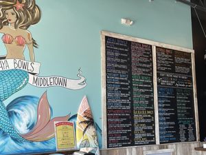 Menu at Playa Bowls in Middletown