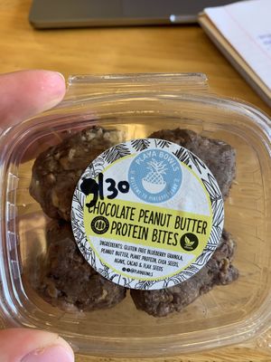 Specialty vegan!! They’re $6.50 (a bit pricy) at Playa Bowls in Brighton