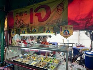 Vegan stall at The Pink Garden, Bangkok  at The Pink Garden - Sala Daeng One in Bangkok