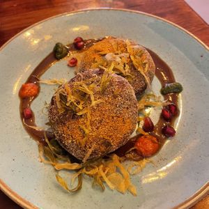 Spinach & potato Tikki   at Konkan in Dublin