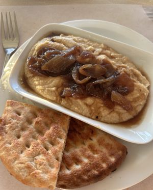 Fava bean dip   at Navigator in Corfu
