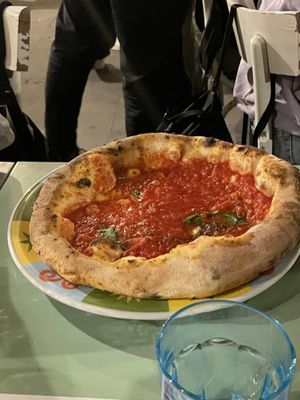   at Rossopomodoro in Rome