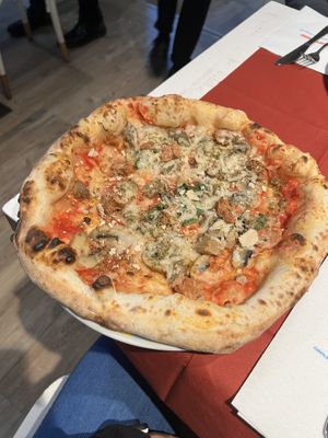   at Rossopomodoro in Rome