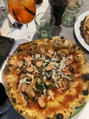   at Rossopomodoro in Rome