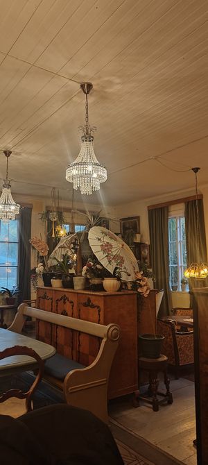 Interior at Klockargårdens Våffleri in Grodinge