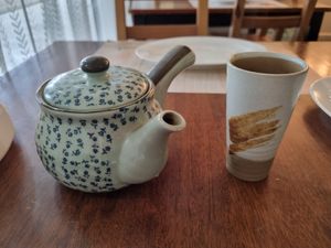 Lemongrass tea at Ginger Restaurant in Kuwait City