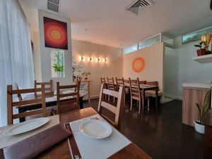 Inside at Ginger Restaurant in Kuwait City