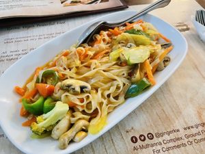 Pad see mao  at Ginger Restaurant in Kuwait City