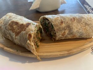 shawarma   at Ginger Restaurant in Kuwait City