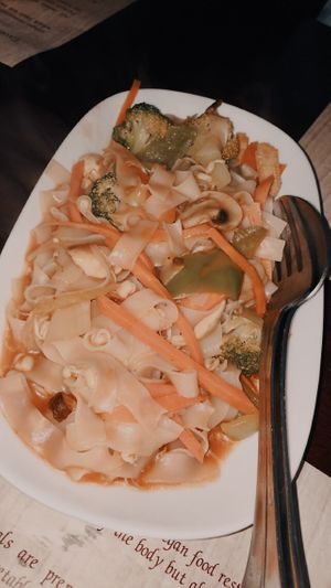 Noodles with mix veggies👍🏻👍🏻💚 at Ginger Restaurant in Kuwait City