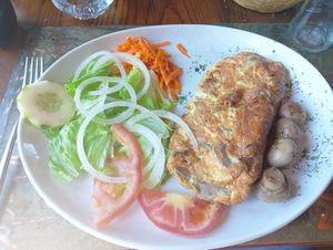 Omelete de cogumelos (vegetariano) at Montanha in Caramulo