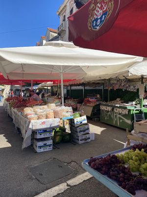 the place  at Pazar Market in Split