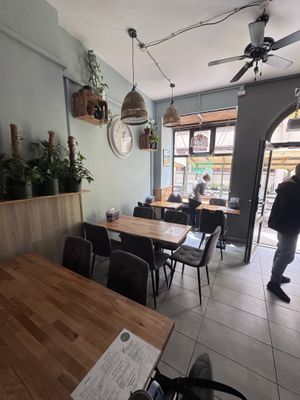 Inside   at iBO Falafel in Wroclaw