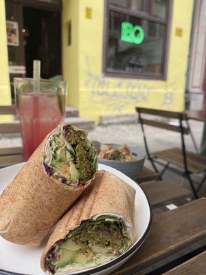 Chillin   at iBO Falafel in Wroclaw