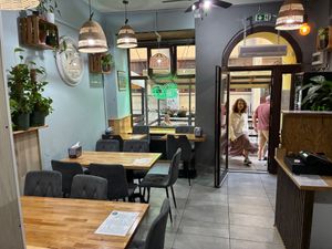 Interior  at iBO Falafel in Wroclaw