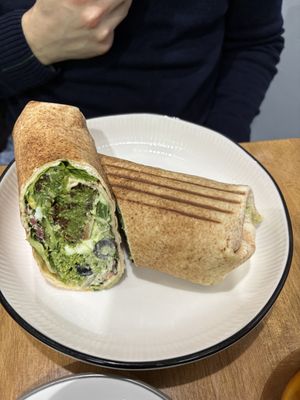 Greek Wrap   at iBO Falafel in Wroclaw