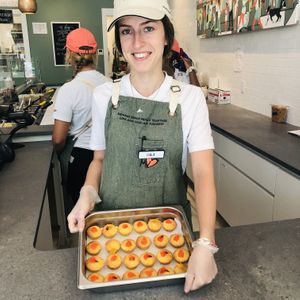 Complimentary Corn Muffins at MV Salads in Oak Bluffs