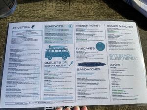 food menu   at Fig Tree Cafe - Liberty Station in San Diego