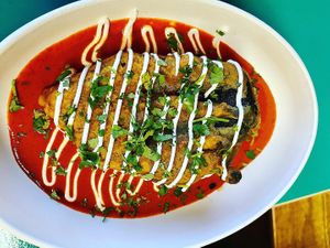 Chile Rellenos  at Vegos in Albuquerque