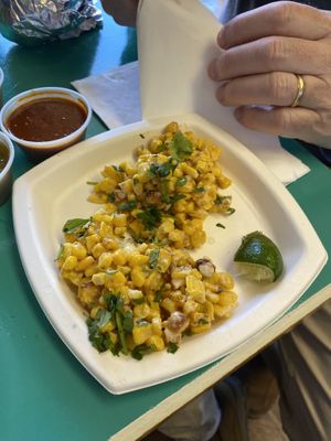 Elote   at Vegos in Albuquerque