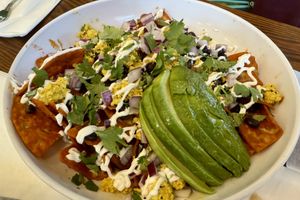 Chilaquiless  at Vegos in Albuquerque