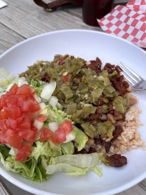 Seitan bowl  at Vegos in Albuquerque