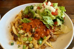 Loaded fries  at Vegos in Albuquerque