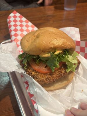 Nobody calls me Chicken sandwich with chipotle mayo  at Vegos in Albuquerque