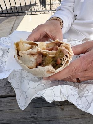 Bisque Burrito  at Vegos in Albuquerque