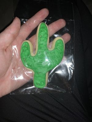 Vegan sugar cookie (they sell from Tracy’s baked goods) at Vegos in Albuquerque
