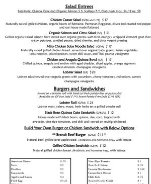 Black bean and quinoa cake at Wicked in Mashpee