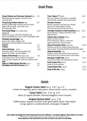 Great menu if your eating with family that might not be plant based and don’t want go to a fully vegan place ( which is hard to find out here on cape anyways). at Wicked in Mashpee