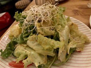 side salad at Signor Verde in Cologne