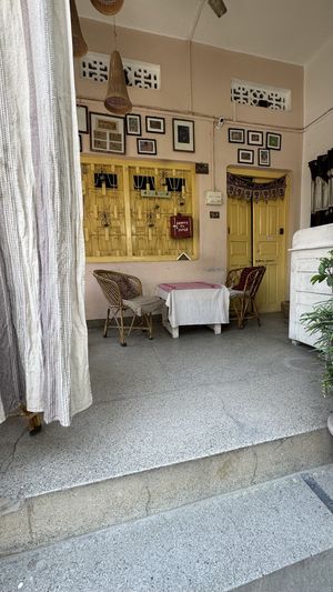 Terrace   at Sparrow Cafe in Varanasi