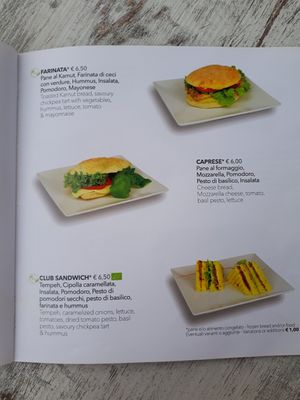 Menu at TINKA BAR & BISTROT in Nago-torbole