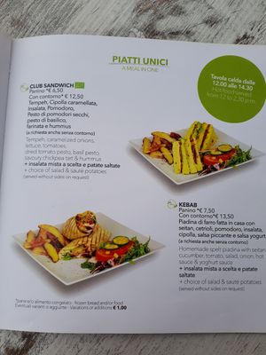 Menu at TINKA BAR & BISTROT in Nago-torbole