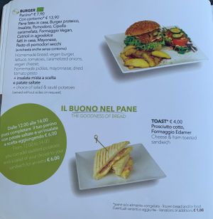 Lunch menu 12:00-14:30 at TINKA BAR & BISTROT in Nago-torbole