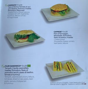 Lunch menu 12:00-14:30 at TINKA BAR & BISTROT in Nago-torbole