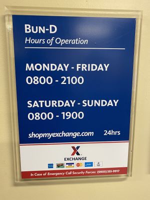 Hours of Operation (last orders taken no later than 30 minutes before closure) at BUN-D in Pyeongtaek