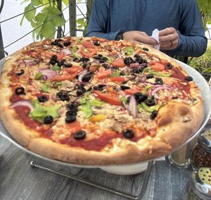 Veggie lovers  at Piecasso in Stowe